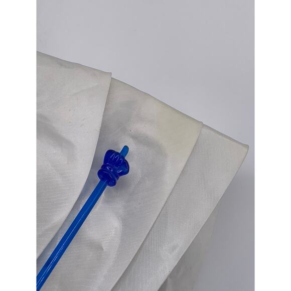 UNBRANDED Women's Black-White Pleated Shoulder Dress SZ S - Picture 7 of 11